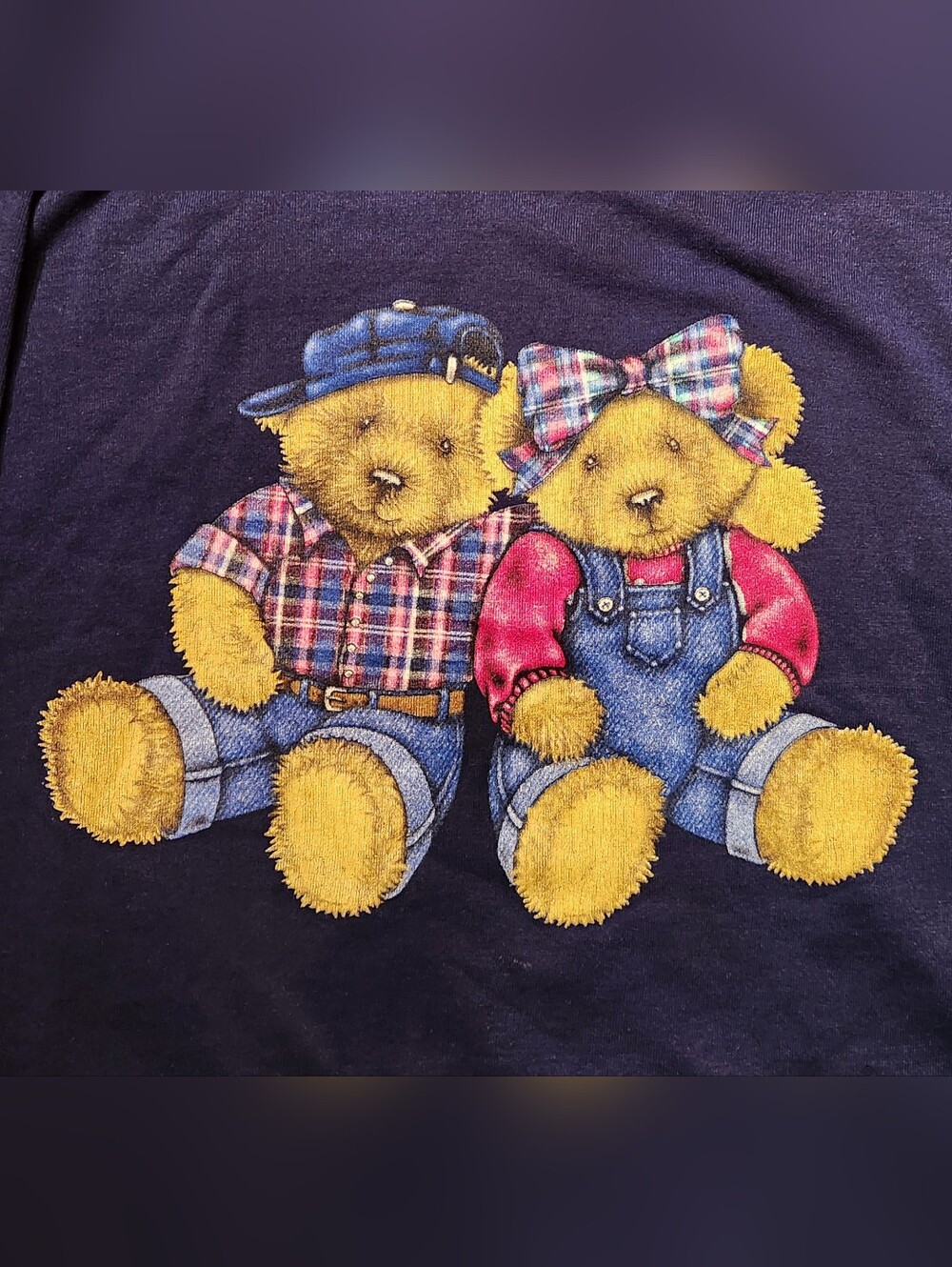 Vintage 90s Teddy Bear Crewneck Sweatshirt